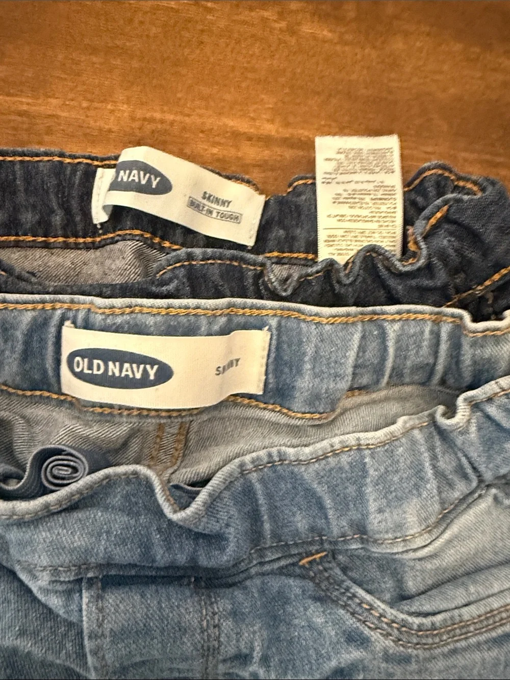 Old Navy Skinny Jeans Duo - Dark Indigo & Light Wash